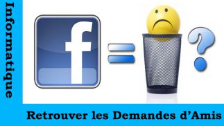 Retrouver les Demandes d‘amis sur Facebook